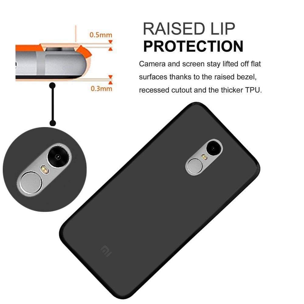 Redmi Note 4 Back Cover Case,REALIKE™ {Imported} Premium 360 Silicon Soft Case For Xiaomi Redmi Note 4 - 100% Fit For INDIAN Version(Carbon Black)