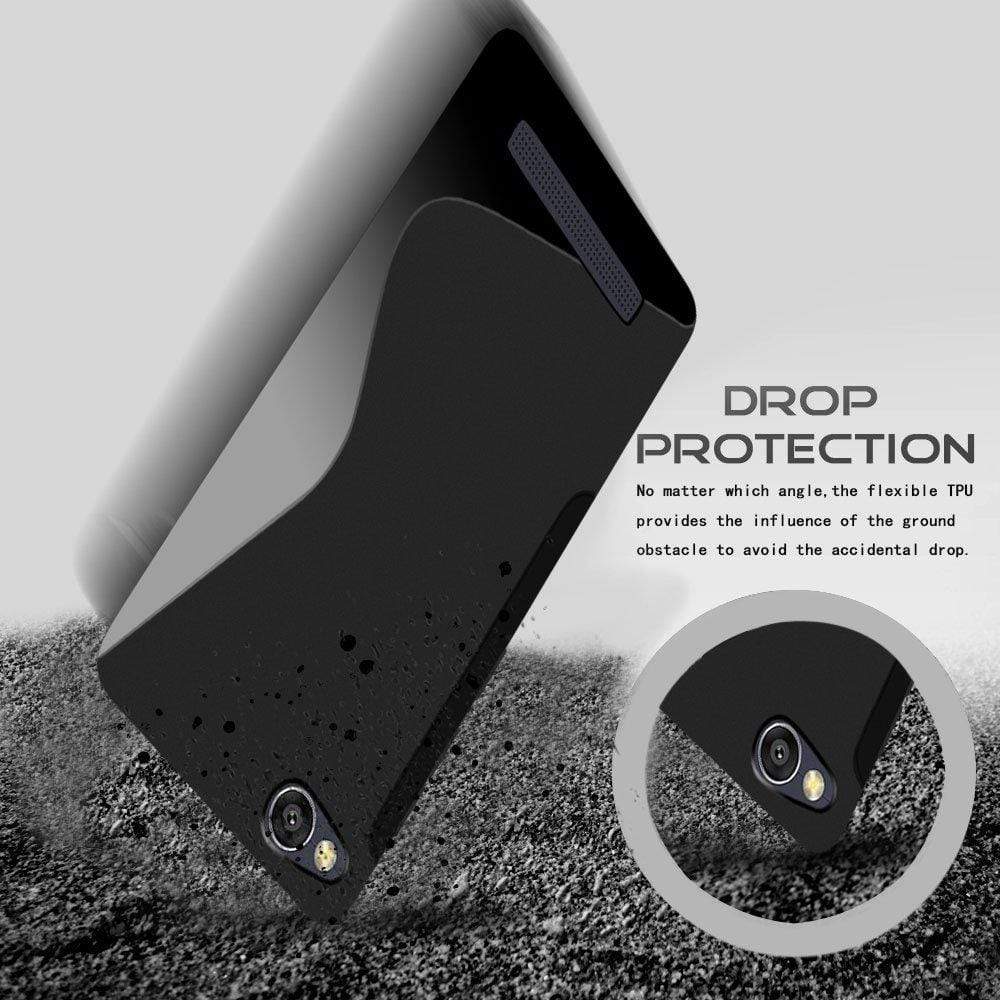 Xiaomi Redmi 4A Back Cover, REALIKE Branded Case With Ultimate Protection From Drops In Slim Profile, Flexible Silicon Tpu Back Case For Redmi Mi 4A [Crystal Clear Series]