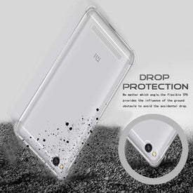 Xiaomi Redmi 4A Back Cover, REALIKE Branded Case With Ultimate Protection From Drops In Slim Profile, Flexible Silicon Tpu Back Case For Xiaomi Mi Redmi 4A [Crystal Clear Series]